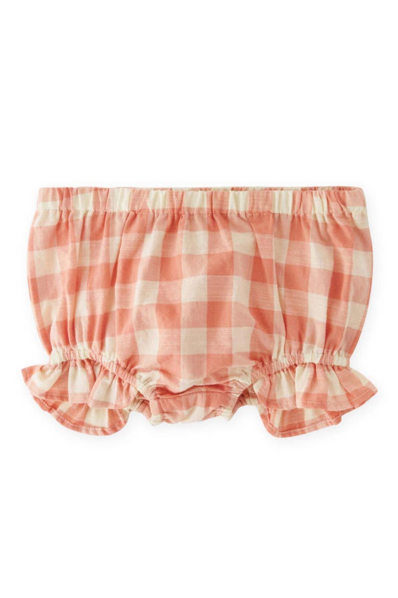 Ruffle Organic Cotton Bloomers, Main, color, MELON