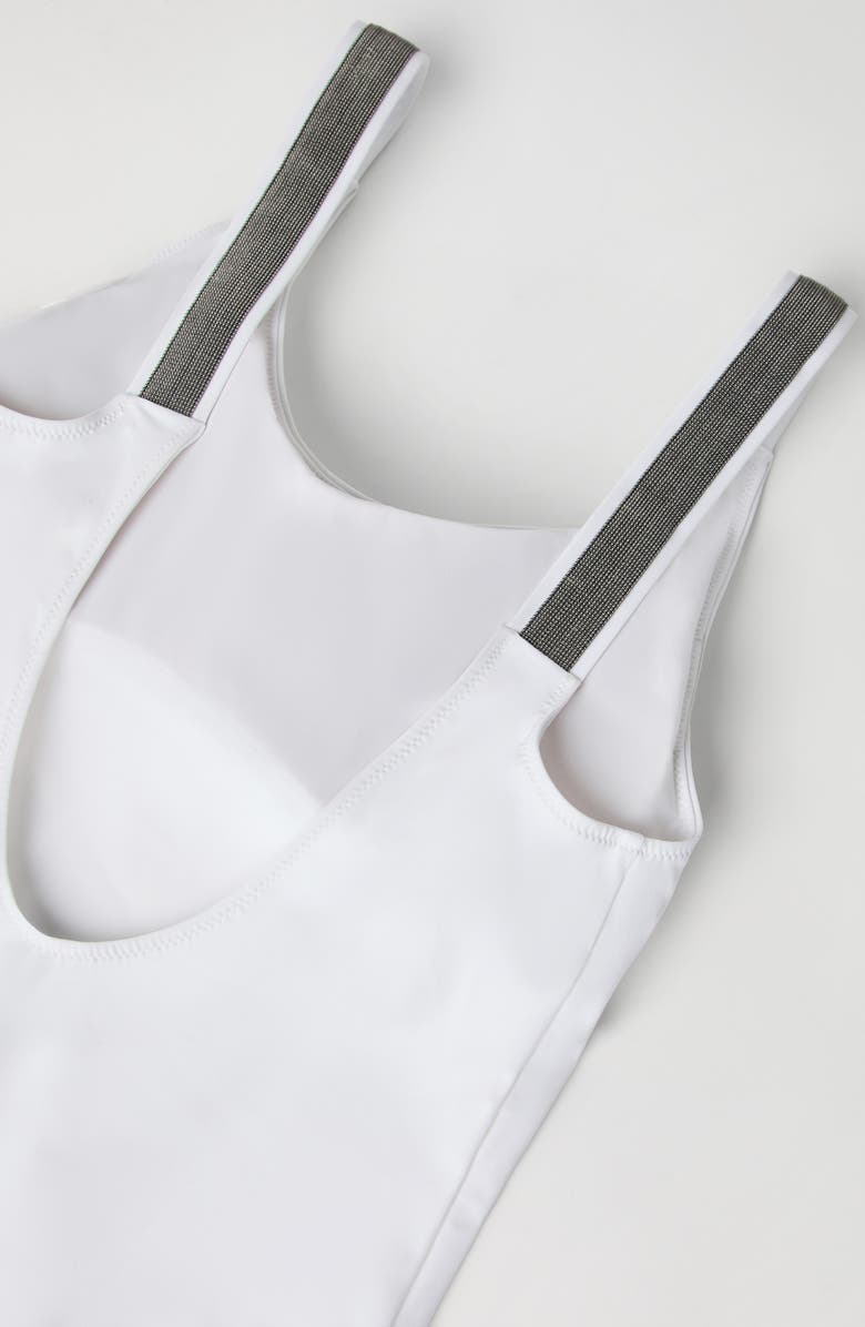 Brunello Cucinelli One-piece swimsuit, Alternate, color, White