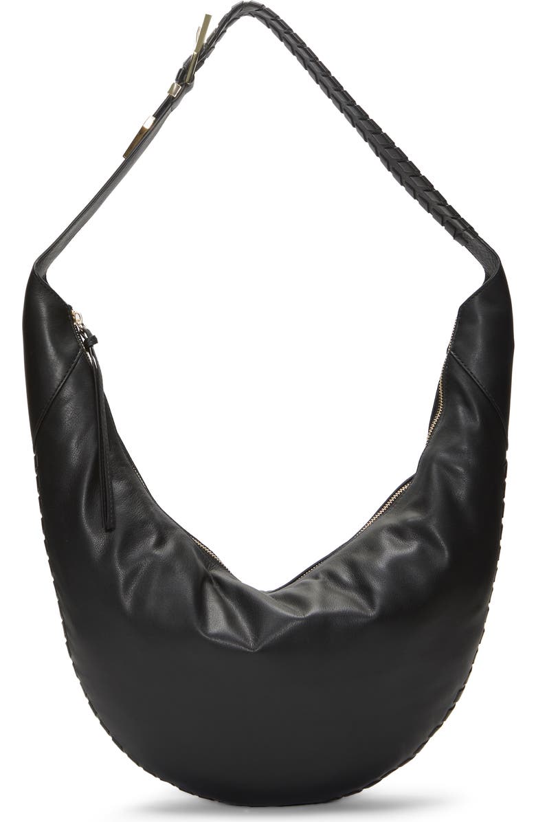 Vince Camuto Clarq Leather Shoulder Bag, Main, color,