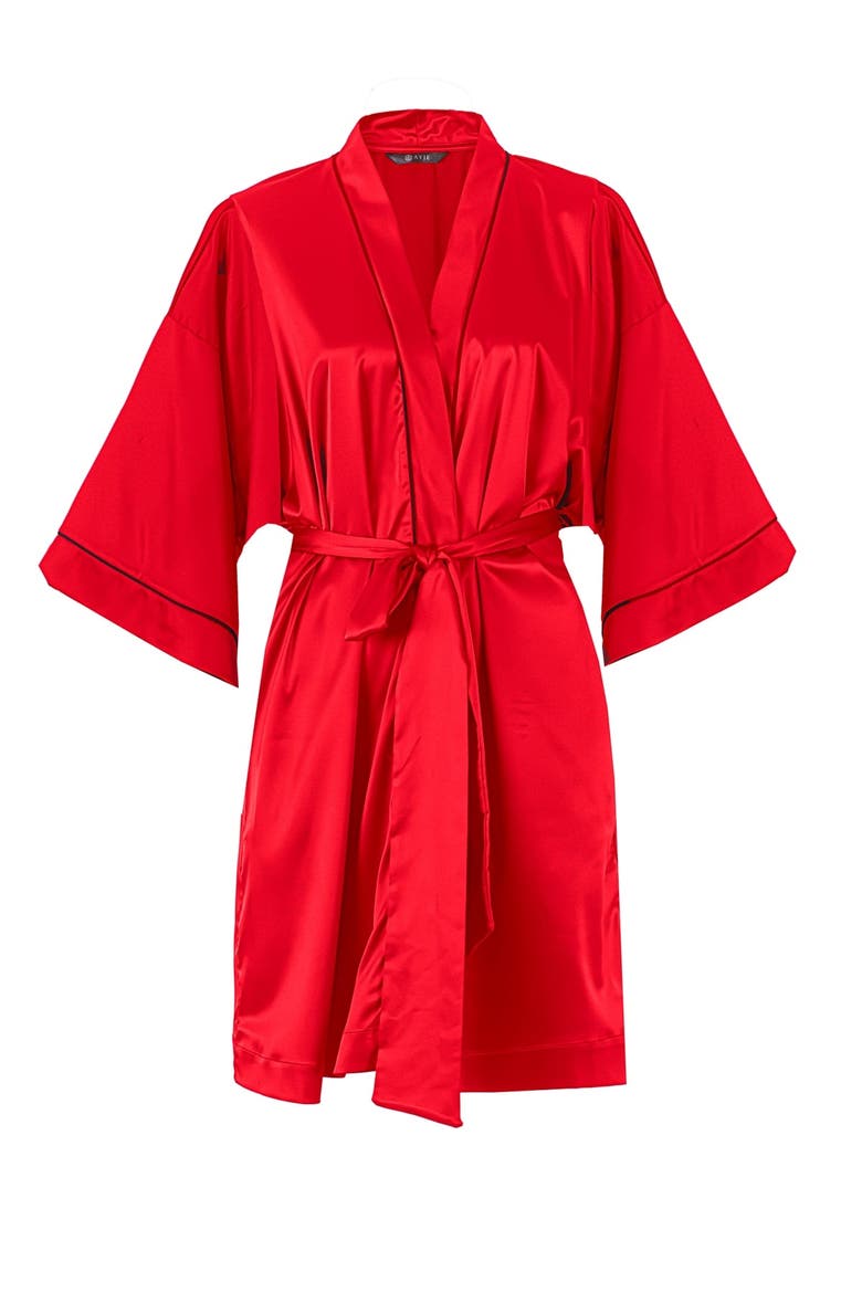 Maresias Short Robe, Main, color, Red