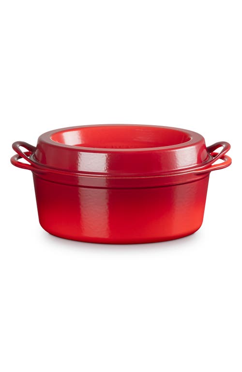 Le Creuset Enamel Cast Iron Doufeu In Red