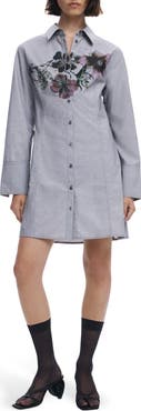 Desigual Long Sleeve Shirtdress