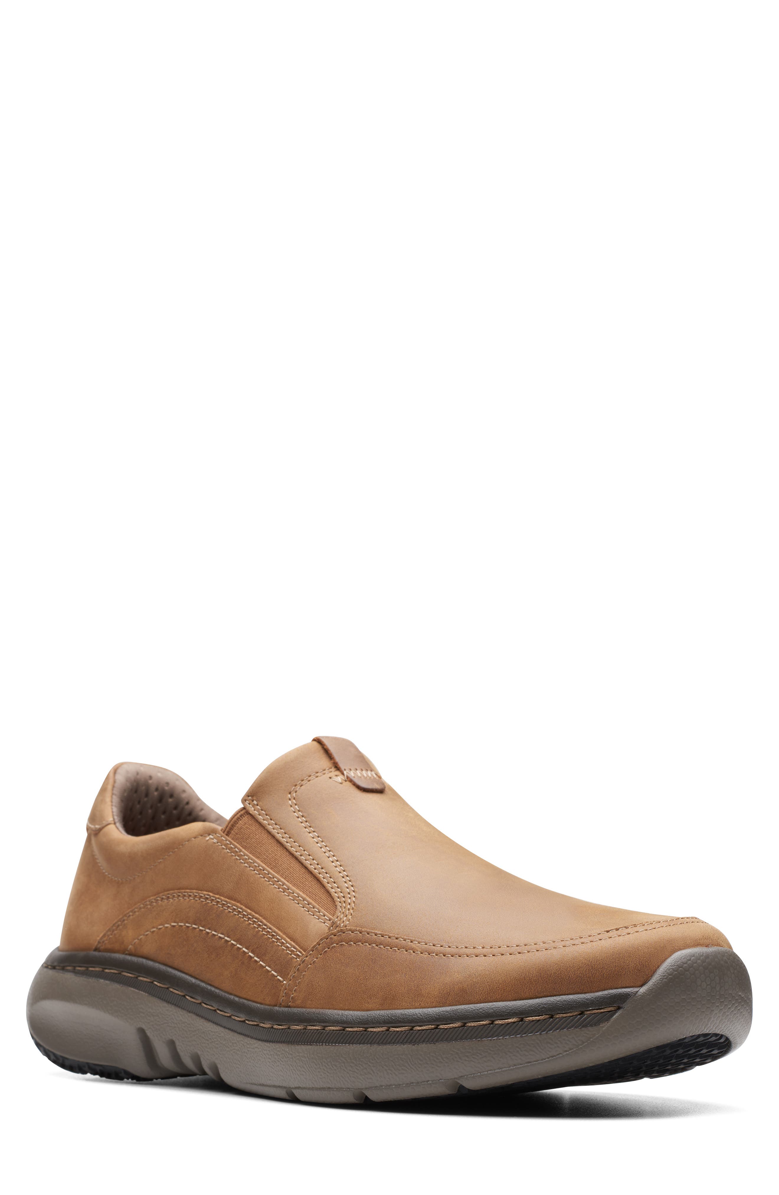 Pro Step Slip Resistant Loafer, Main, color, BEESWAX LEATHER