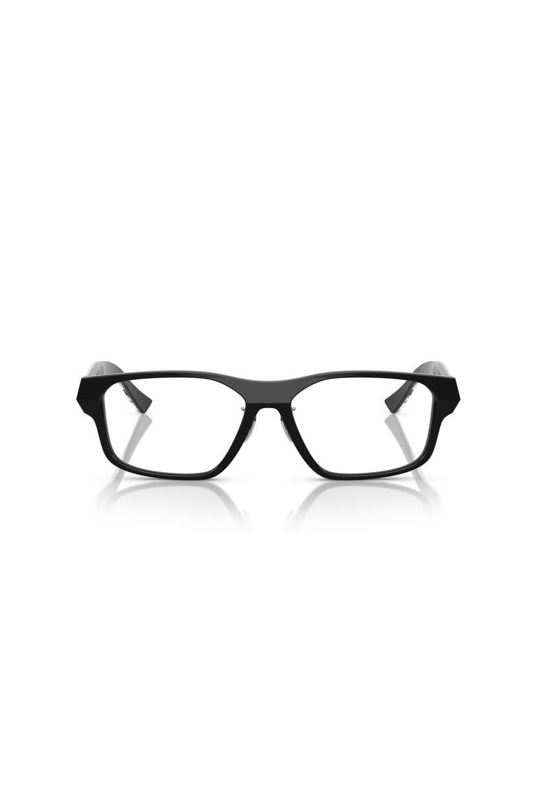 54mm Rectangle optical glasses, Alternate, color, Black