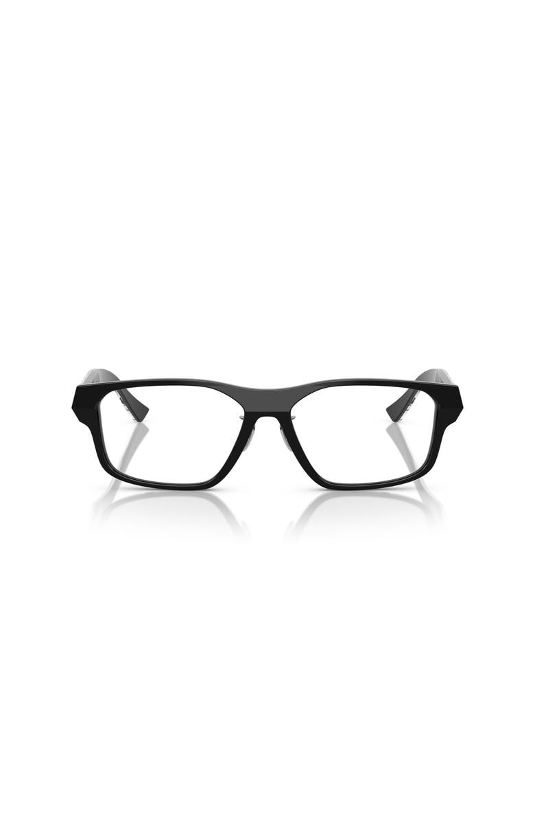Ferrari 56mm Rectangle optical glasses, Alternate, color, Black