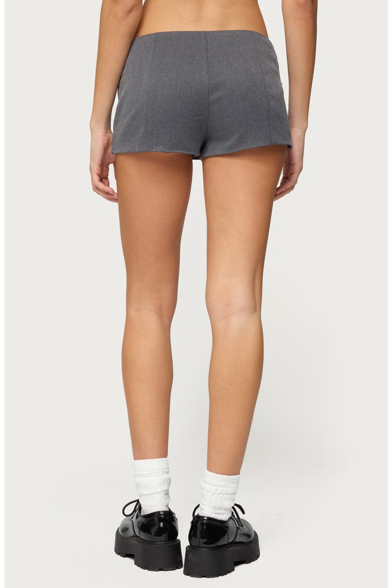 Imaney Button Miniskort, Alternate, color, DARK-GRAY