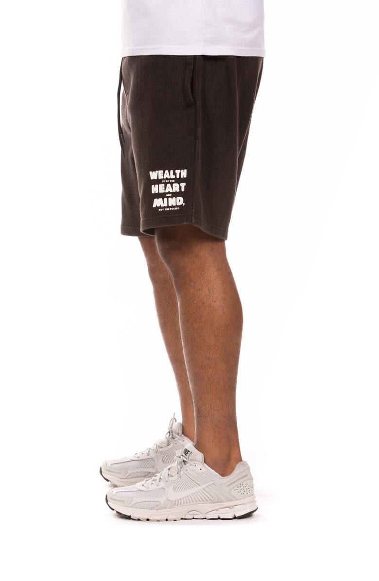 Billionaire Boys Club BB Helmet Cotton Fleece Sweat Shorts, Alternate, color, Black