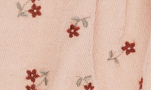 Rylee + Cru Floral Exposed Button Miniskirt In Multi