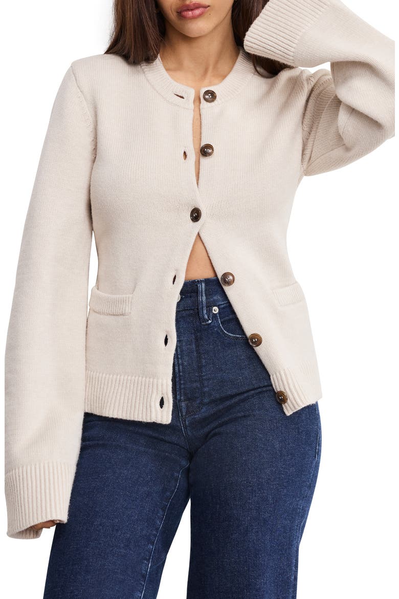 Cardigan, Alternate, color, VANILLA001