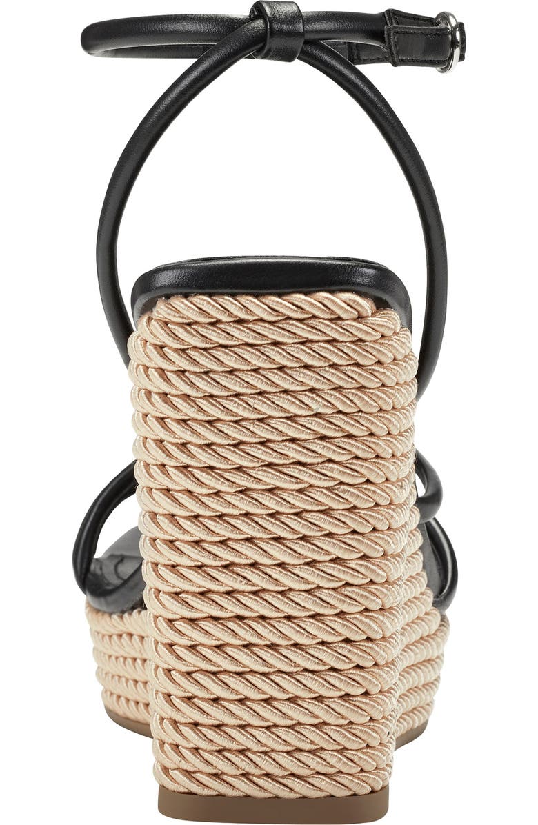 Marc Fisher Zeki Ankle Strap Braided Wedge Sandal, Alternate, color,