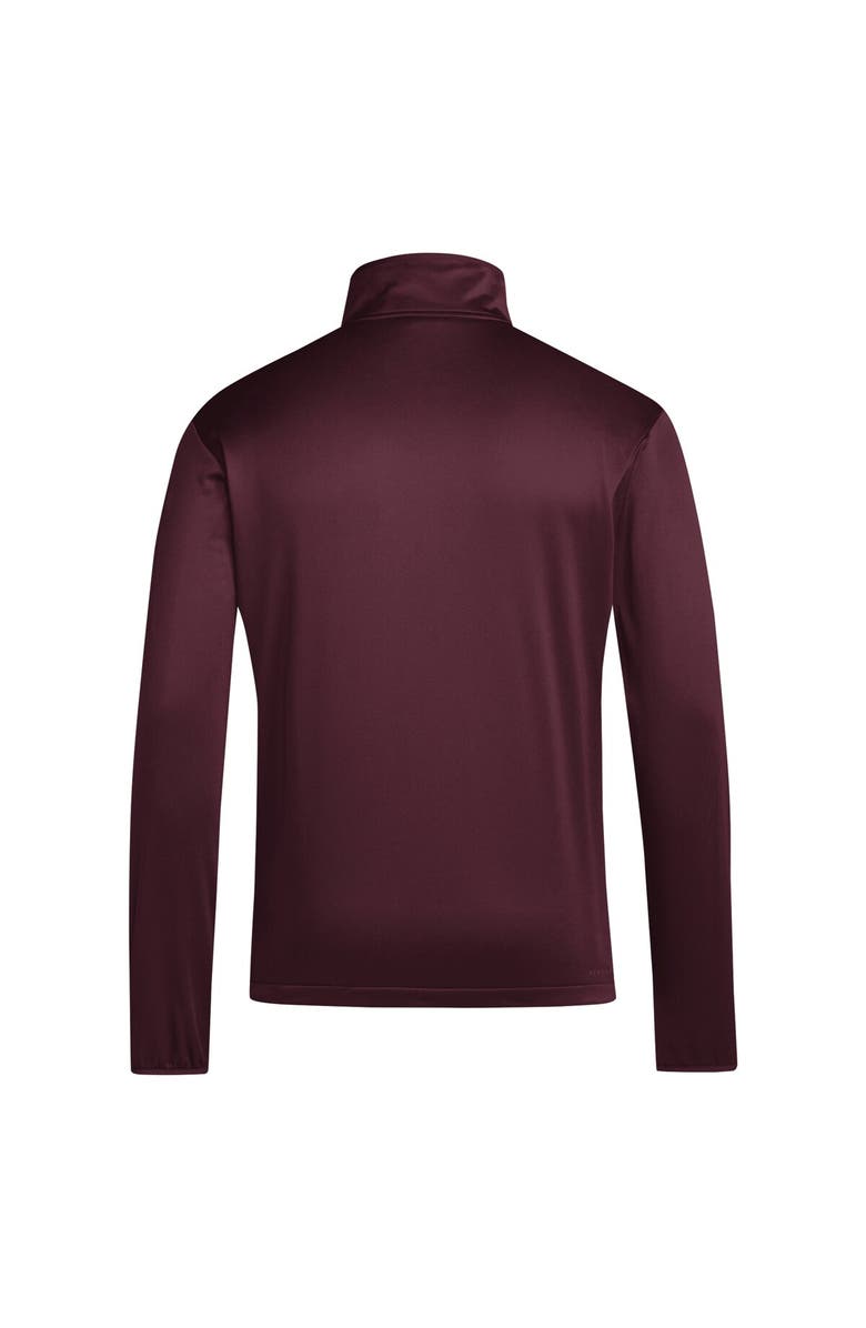 adidas Men's adidas Maroon Arizona State Sun Devils 2024 Coaches Sideline Quarter-Zip Top, Alternate, color, Maroon