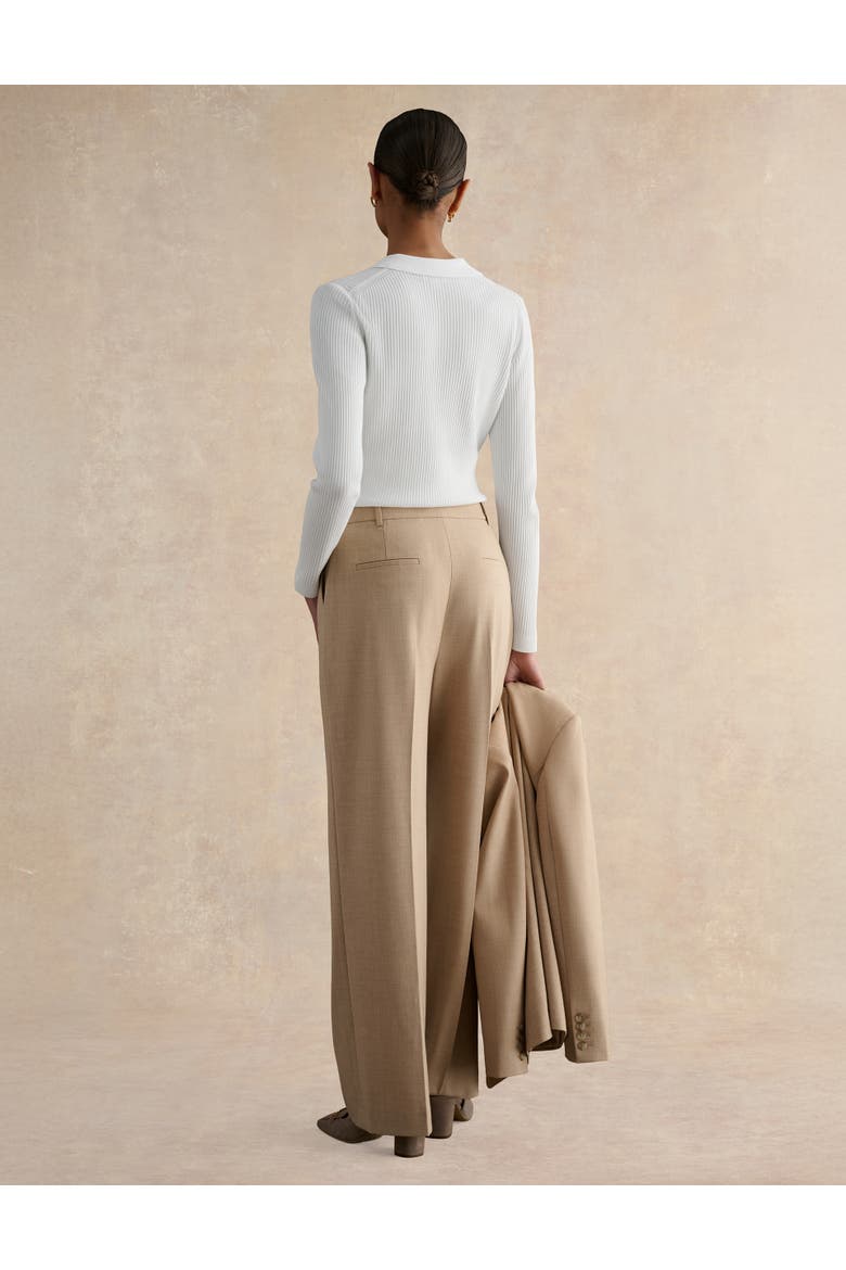 Ashleen Wide Leg Trousers, Alternate, color, Neutral