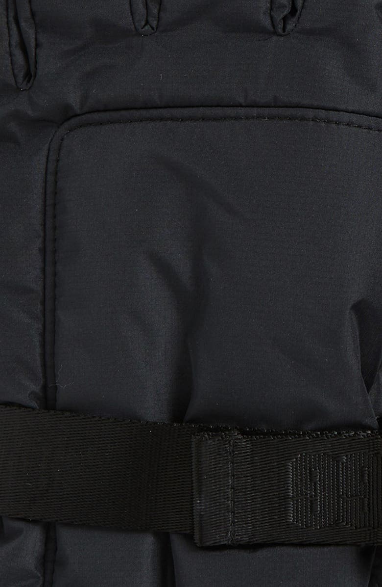 UGG<sup>®</sup> Shasta Gauntlet Gloves, Alternate, color, Black