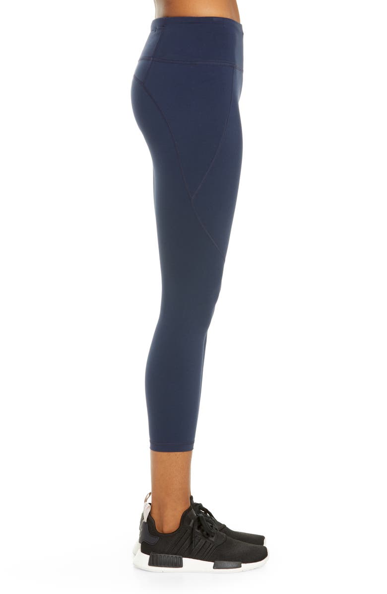 Sweaty Betty Power 7/8 Workout Pocket Leggings, Alternate, color, Navy Blue