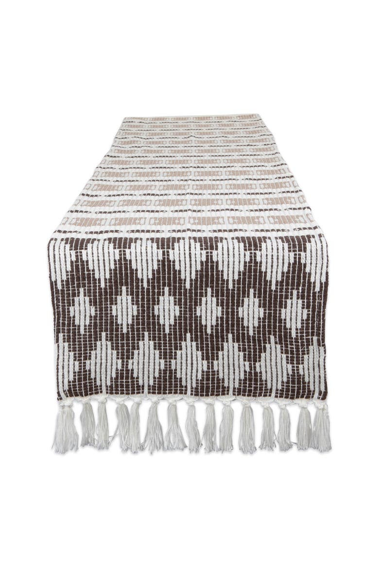 Colby Southwest Table Runner 15x72", Main, color, Dark Brown/Stone
