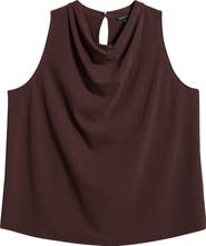 Universal Standard Cowl Neck Crepe Tank