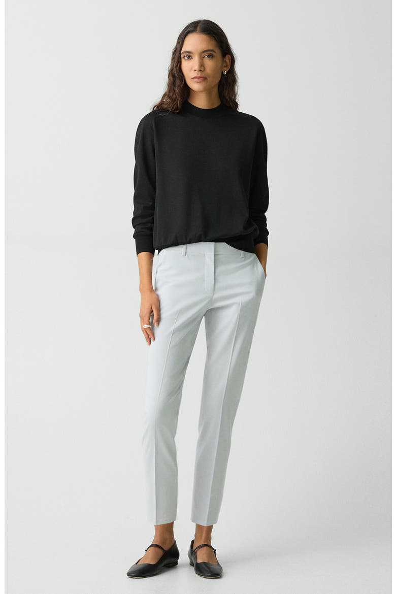 Treeca 2 Stretch Wool Gabardine Pants, Alternate, color, FOG