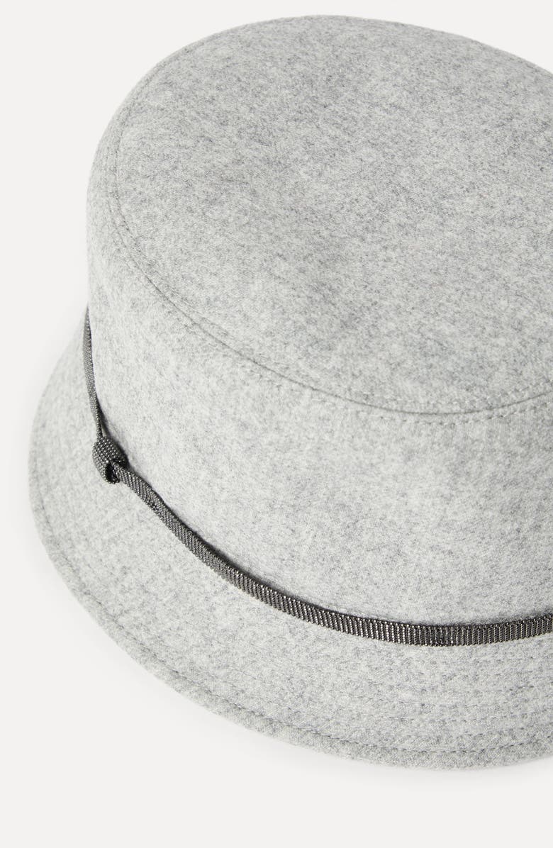 Brunello Cucinelli Bucket hat, Alternate, color, Light Grey