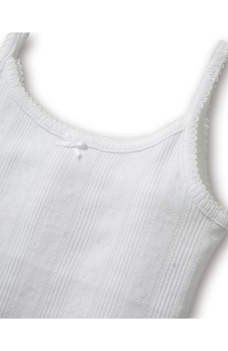 Petite Plume Kids' 2-Pack Assorted Pima Cotton Pointelle Camisoles, Alternate, color, Pink