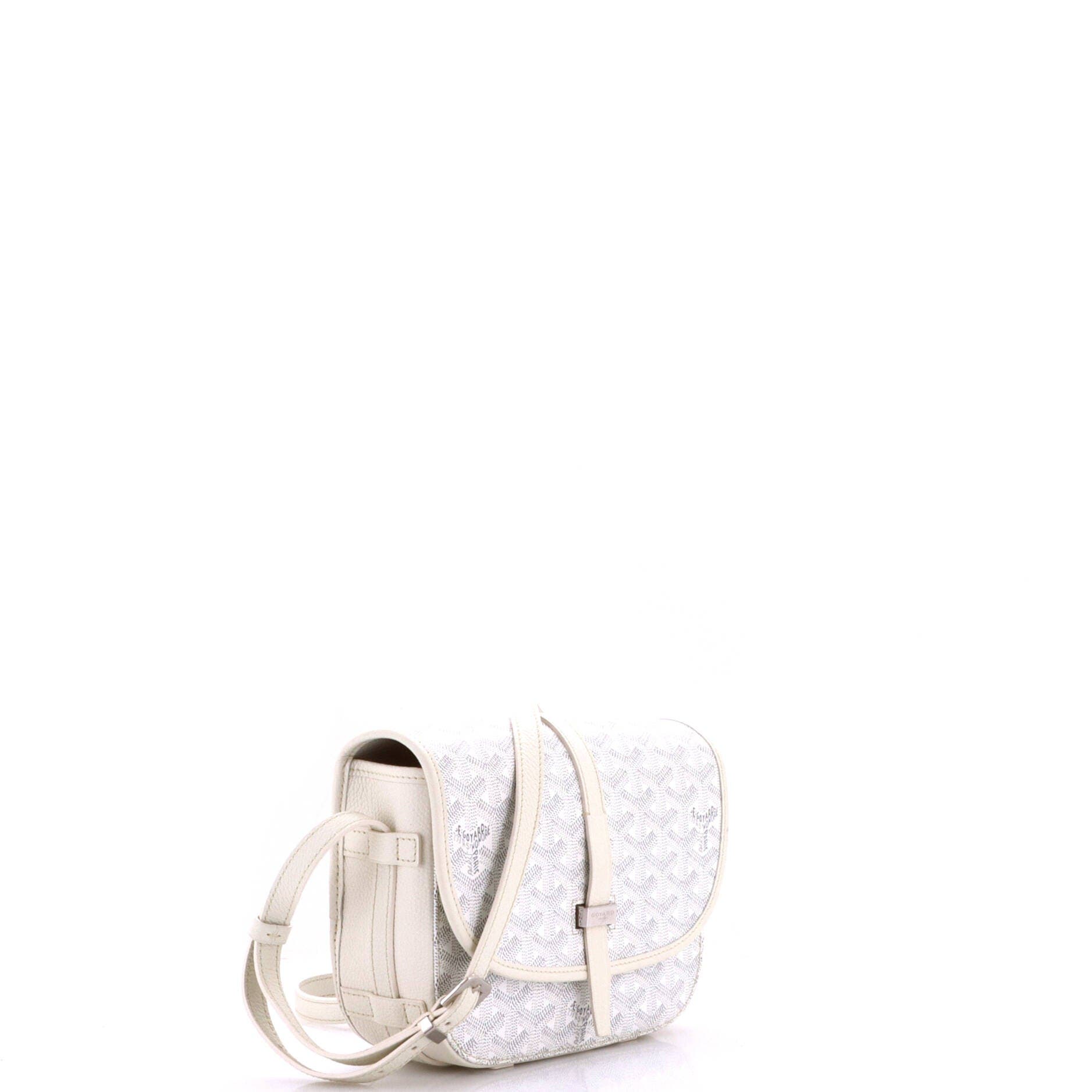 Belvedere II Messenger Bag Coated Canvas PM, Alternate, color, White