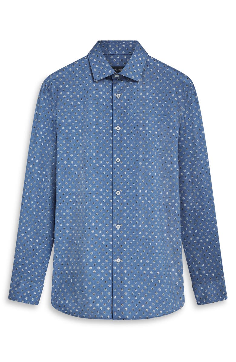 Bugatchi James OoohCotton<sup>®</sup> Dot Print Button-Up Shirt, Alternate, color,