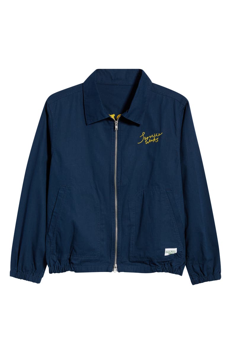 Service Works Twill Work Jacket, Main, color, Dark Navy