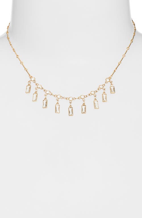 Child Of Wild Daphne Cubic Zirconia Necklace In Gold