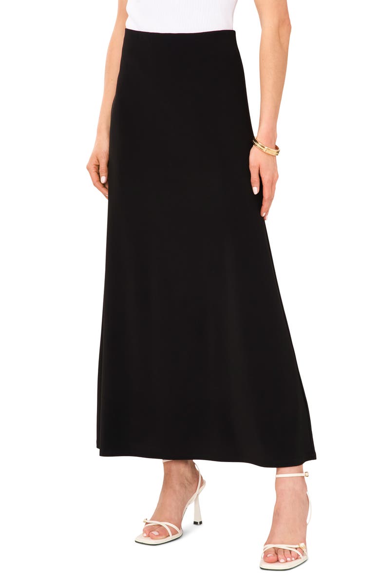 Vince Camuto A-Line Maxi Skirt, Main, color, Rich Black