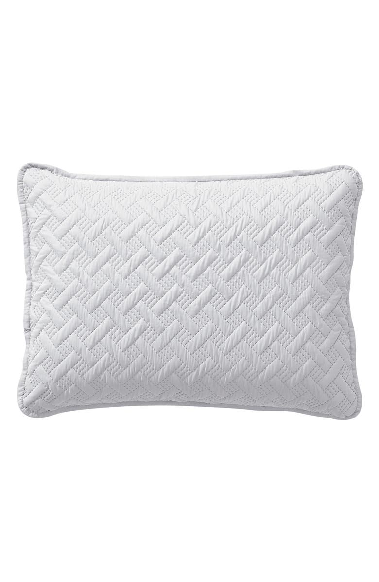 VCNY HOME Nina Embossed Basketweave Quilt Set - Twin, Alternate, color, White