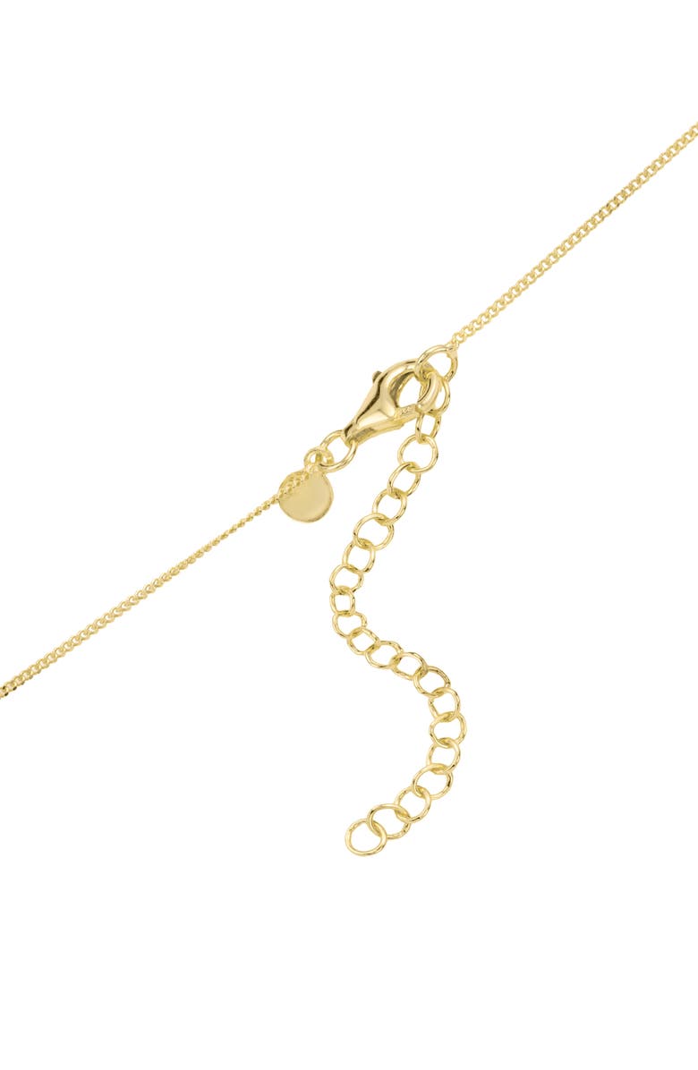 ATHRA LUXE Dolce Sole Spiral Cubic Zirconia Pendant Necklace, Alternate, color,