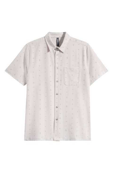 Short Sleeve Bridge Button-Up Shirt