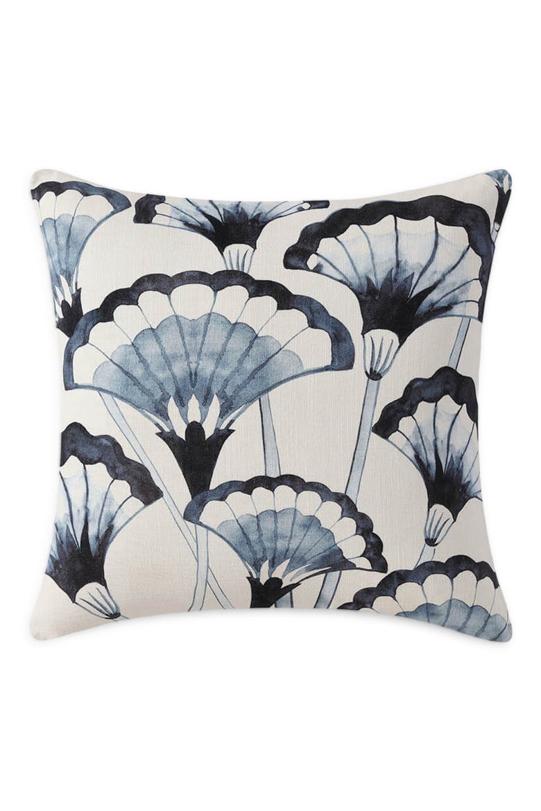 Pampas Throw Pillow, Main, color, BARITONE BLUE