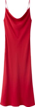 MANGO Cowl Neck Slipdress
