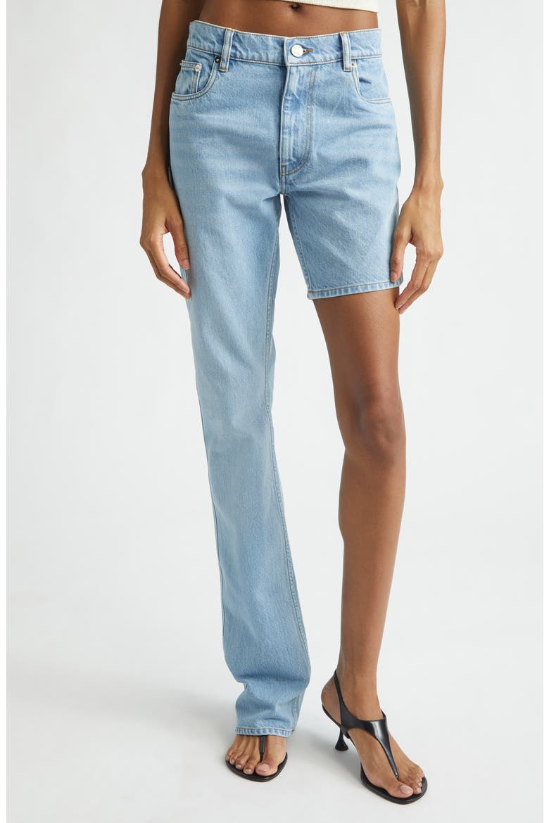 One Leg Boyfriend Jeans, Main, color, BLUE LIGHT BLUE