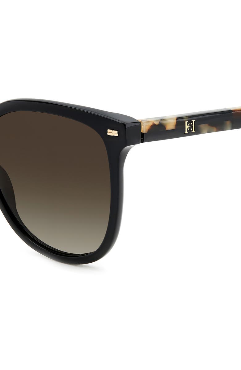 Carolina Herrera 55mm Round Sunglasses, Alternate, color, 0Wr7-Ha