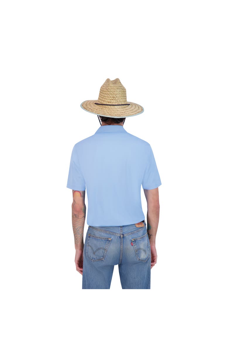 Element Woven Seagrass Lifeguard Hat with Solid Under Brim & Chin Cord, Alternate, color, Blue