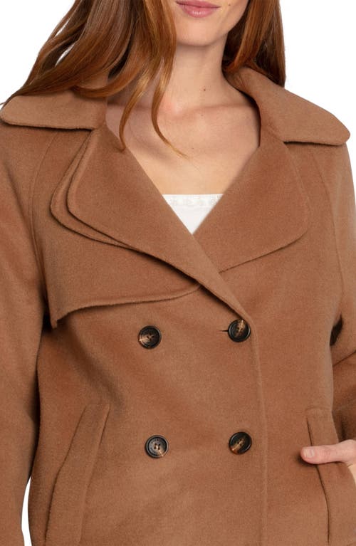 Belle & Bloom Wanna Be Loved Wool Blend Coat In Brown