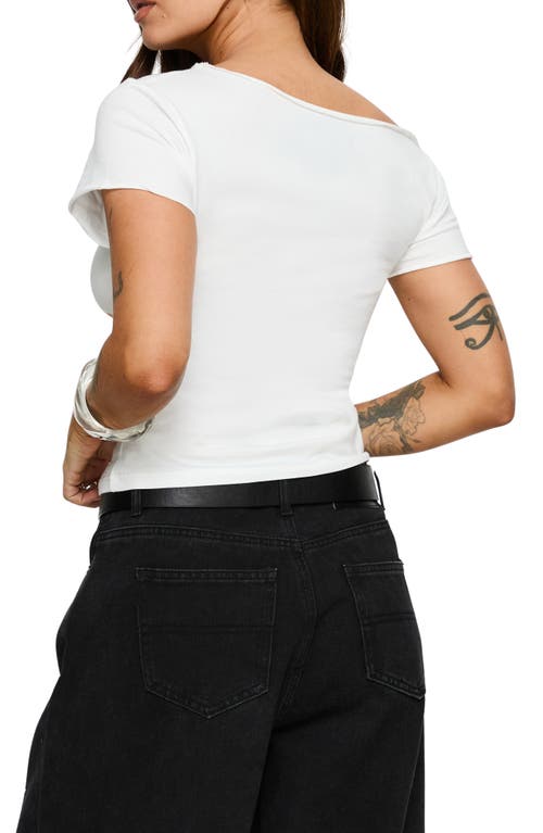 Princess Polly Corvette 1963 One Shoulder Graphic T-shirt In White