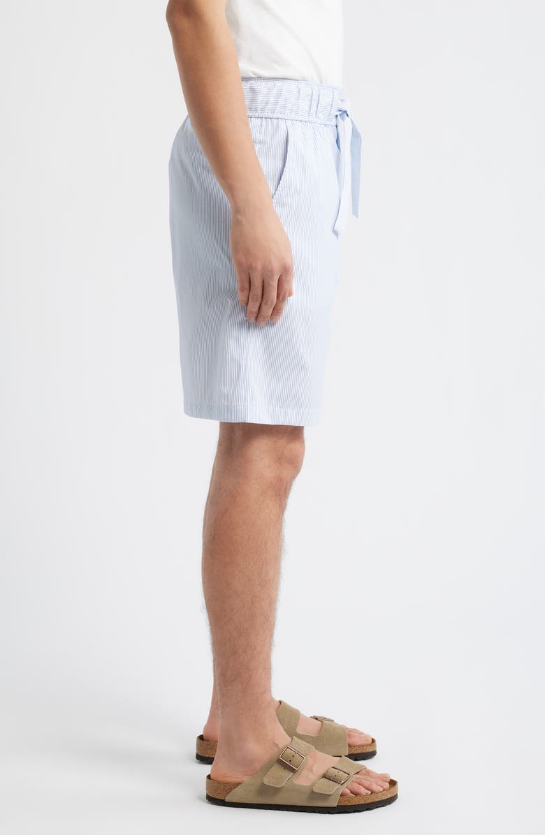 KROST Stripe Cotton Blend Drawstring Shorts, Alternate, color, Dutch Blue