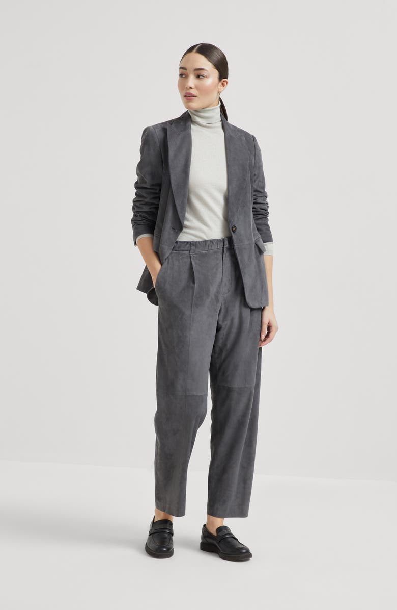 Brunello Cucinelli Baggy Crop trousers, Alternate, color, 