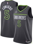 Jordan Brand Unisex Jordan Brand Anthony Edwards Charcoal Minnesota Timberwolves Swingman Jersey - Statement Edition