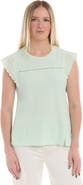 Wilt Eyelet Cap Sleeve Tee