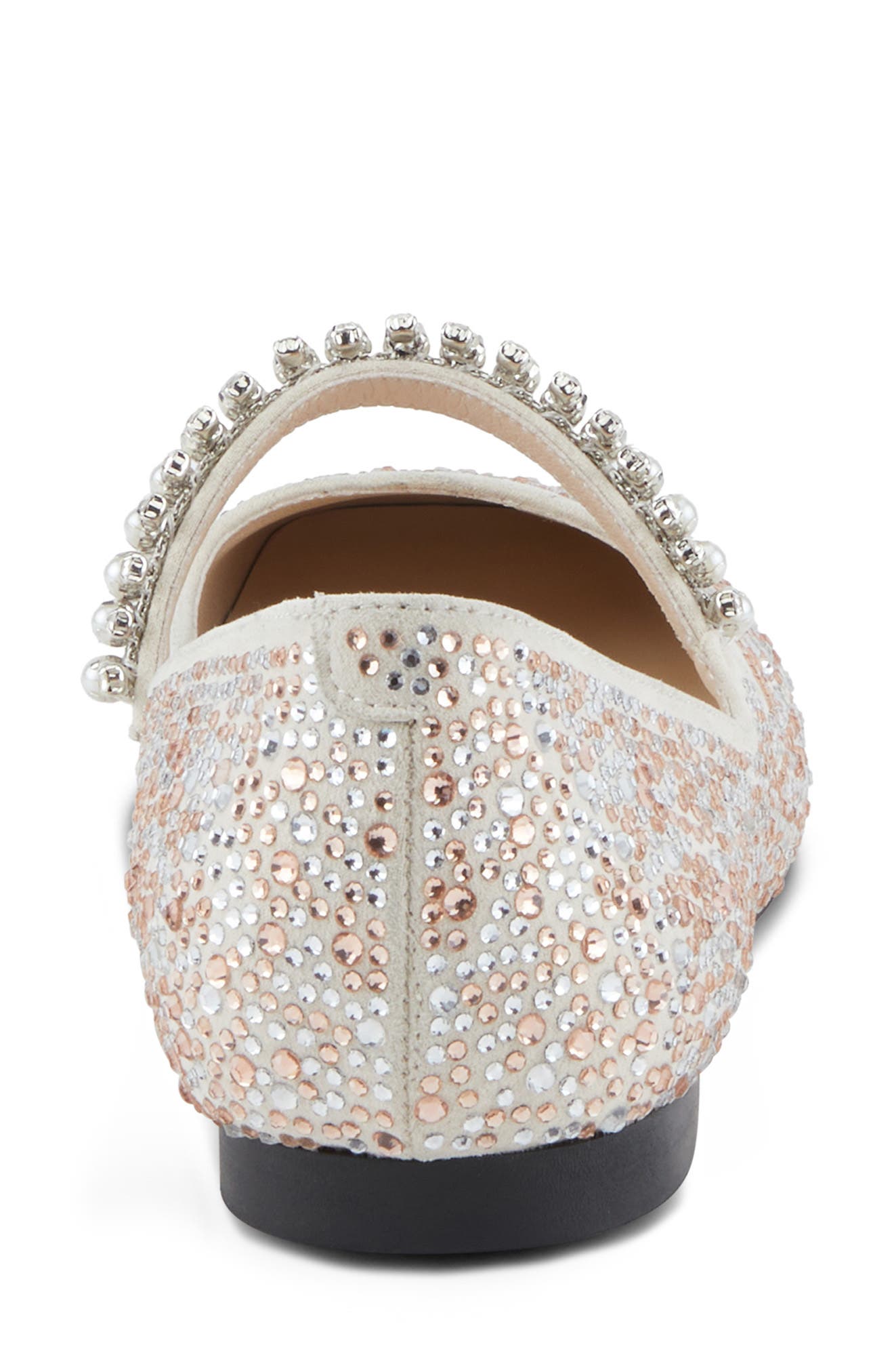 Kailyn Mary Jane Flat, Alternate, color, LIGHT BEIGE MULTI
