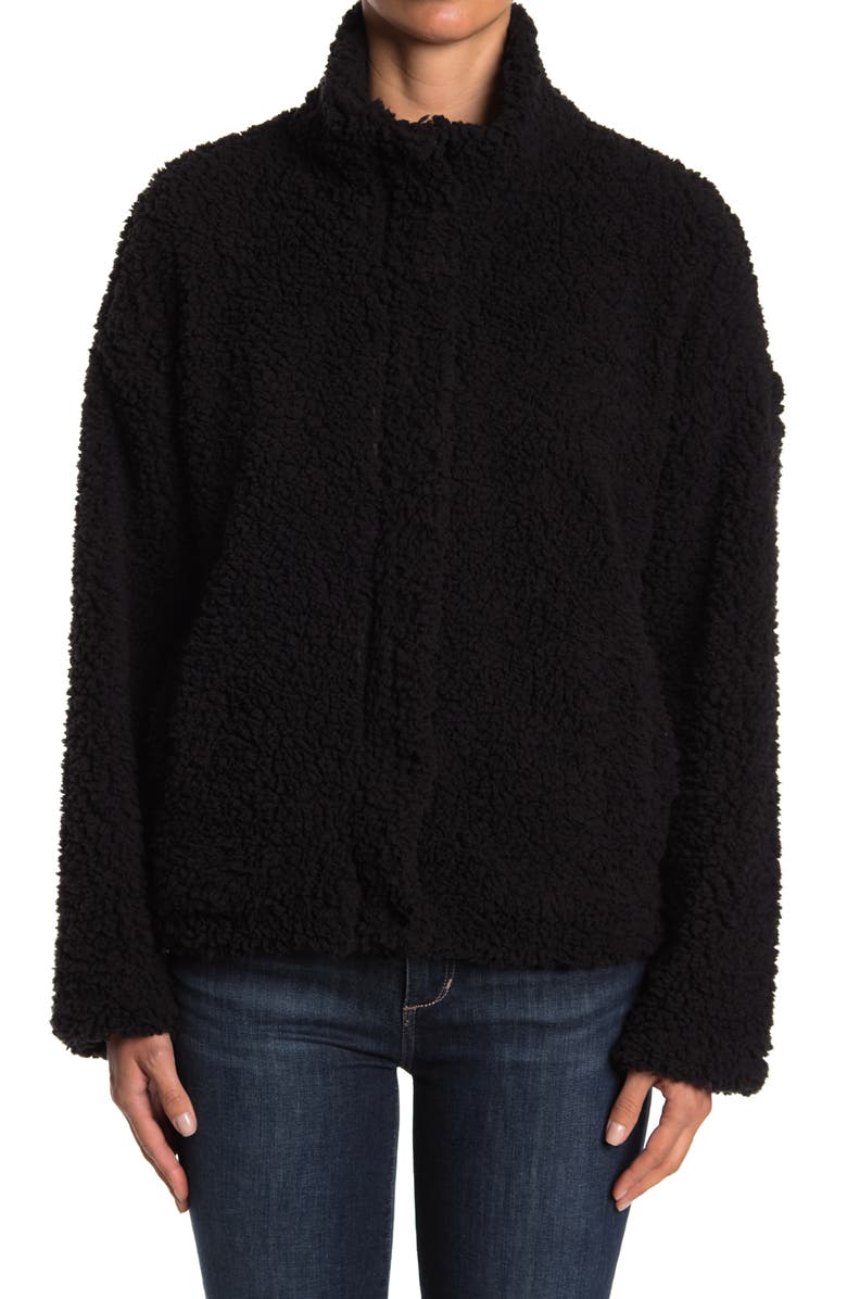 Thread & Supply THREAD AND SUPPLY Wubby Faux Shearling Zip Jacket, Main, color, 