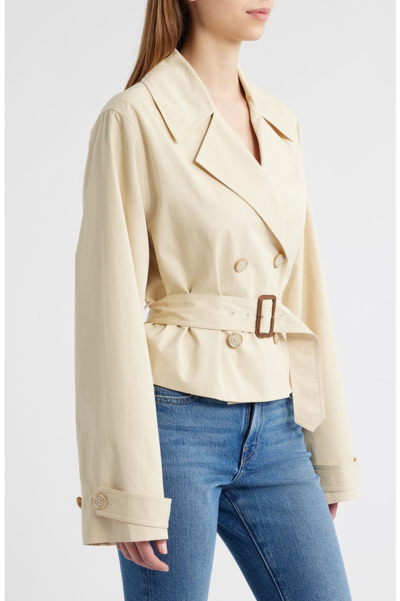 The Uniform Short Trench Coat, Alternate, color, OAT