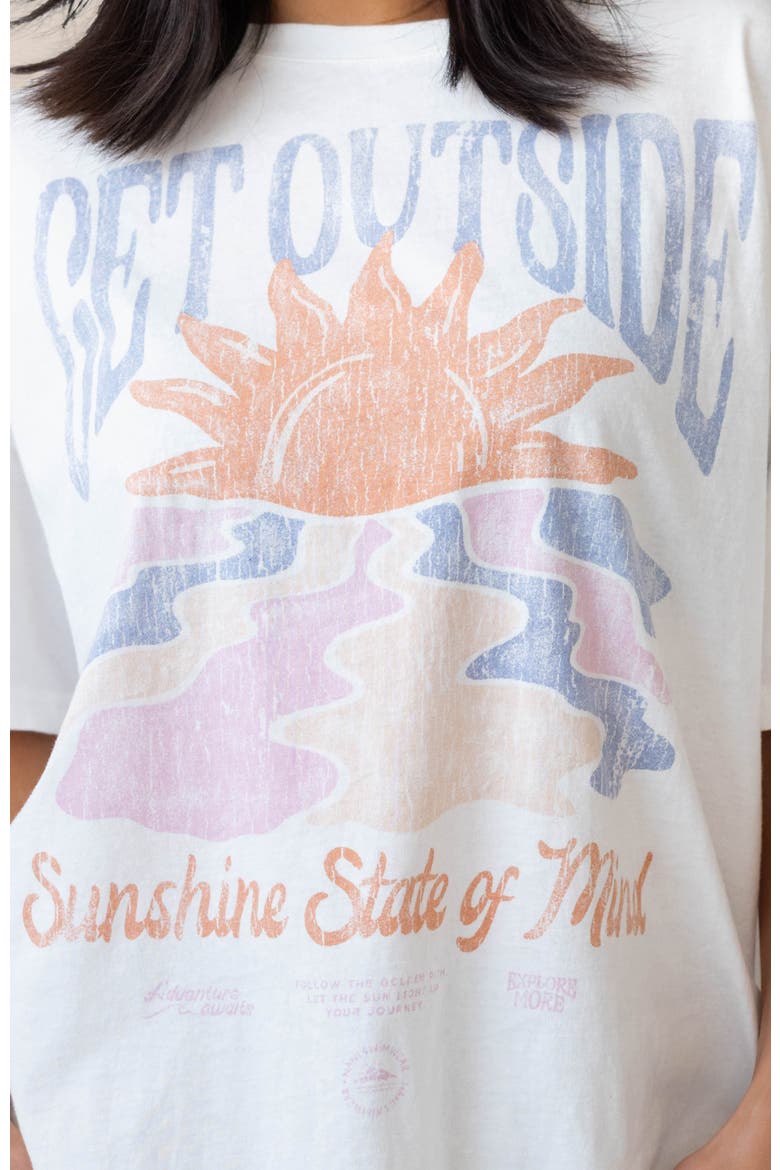 Oversized Tee, Alternate, color, Sunshine