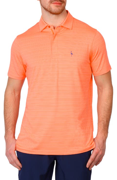 Variegated Stripe Performance Polo