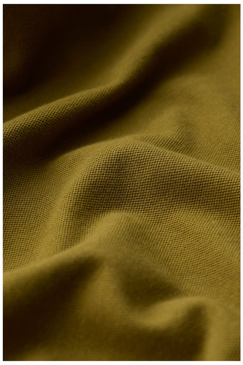 Balefire Organic Cotton Piqué Polo, Alternate, color, BRIGHT OLIVE