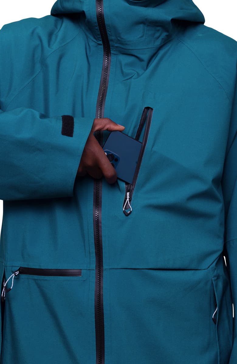 686 Gore-Tex<sup>®</sup> Pro Thermagraph<sup>™</sup> Water Repellent 600 Fill Power Down Insulated Packable Snow Jacket, Alternate, color,