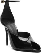 Schutz Ingrid Lace Leather D'Orsay Pump